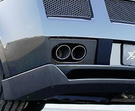 HAMANN Covers for Hamann Rear Muffler with 4-Tailpipes for Lamborghini Gallardo