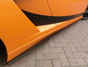 Complete Sports Aero Side Under Spoilers (Carbon Fiber) for Lamborghini Gallardo