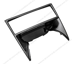 Exotic Car Gear Lower Center Dash AC Surround Panel (Dry Carbon Fiber) for Lamborghini Gallardo LP550 / LP560 / LP570