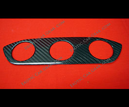 Exotic Car Gear Top Center Dash 3 Gauge Cluster Trim Cover (Dry Carbon Fiber) for Lamborghini Gallardo