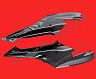 Exotic Car Gear Trunk Side Trim Panels (Dry Carbon Fiber)