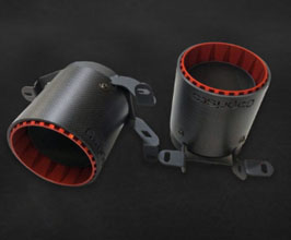 Capristo Exhaust Tips (Carbon Fiber) for Lamborghini Huracan