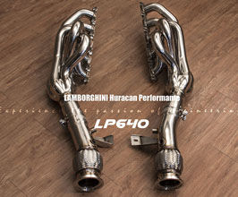 Fi Exhaust Long Tube Catless Headers (Stainless) for Lamborghini Huracan Performante LP640-4 / Evo