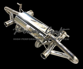Power Craft Hybrid Exhaust Muffler System with Valves (Stainless) for Lamborghini Huracan Evo / STO