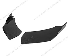 Exotic Car Gear Front Side Spoilers (Dry Carbon Fiber) for Lamborghini Huracan