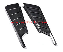 Exotic Car Gear Rear Window Louvers (Dry Carbon Fiber) for Lamborghini Huracan