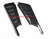 Exotic Car Gear Rear Window Louvers (Dry Carbon Fiber)