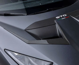 Vorsteiner Front Hood Duct Extensions (Dry Carbon Fiber) for Lamborghini Huracan STO
