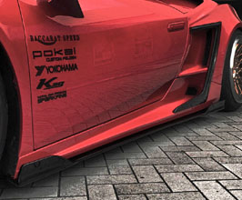 K Break BACCART SPEED Aero Side Under Spoilers (FRP) for Lamborghini Huracan