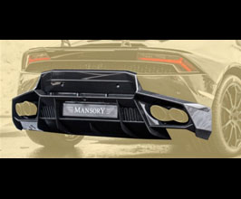 MANSORY Aero Rear Diffuser with Hitch Panel - USA Version (Dry Carbon Fiber) for Lamborghini Huracan