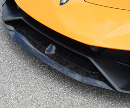 Novitec Aero Center Strut Front Lip Spoiler (Forged Carbon) for Lamborghini Huracan