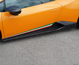 Novitec Aero Side Step Panels (Forged Carbon) for Lamborghini Huracan