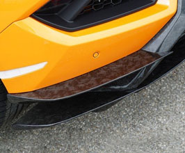 Novitec Aero Rear Diffuser Attachments - Upper (Forged Carbon) for Lamborghini Huracan