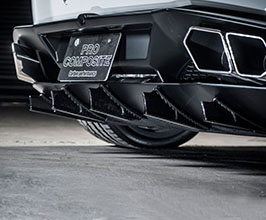 Pro Composite Aero Rear Diffuser Fins for Lamborghini Huracan LP610