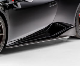 Vorsteiner Mondiale Edizione Side Skirt Blades (Dry Carbon Fiber) for Lamborghini Huracan