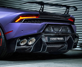 Vorsteiner Novara Edizione Aero Rear Bumper with Diffuser (Dry Carbon Fiber) for Lamborghini Huracan LP610 / LP580