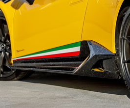 Vorsteiner Vincenzo Edizione Side Blade Spoilers (Forged Carbon) for Lamborghini Huracan Performante
