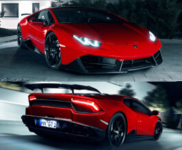 Novitec Aero Spoiler Lip Kit for Lamborghini Huracan RWD LP580-2