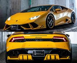 ROWEN World Platinum Aero Racing Spoiler Lip Kit for Lamborghini Huracan