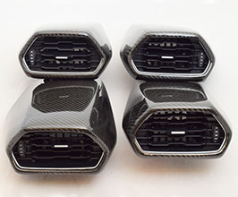 Exotic Car Gear Dash Vents Set (Dry Carbon Fiber) for Lamborghini Huracan