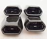 Exotic Car Gear Dash Vents Set (Dry Carbon Fiber)