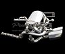 Power Craft Hybrid Exhaust Muffler System with Valves and Cat Bypass Pipes (Stainless) for Lamborghini Murcielago LP580