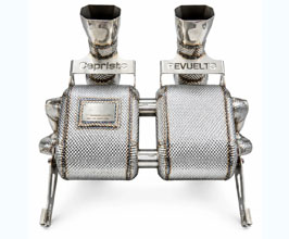 Capristo Race Exhaust System with Valves and Cat Bypass (Stainless) for Lamborghini Revuelto