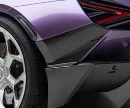 Novitec Rear Side Attachments (Carbon Fiber) for Lamborghini Revuelto