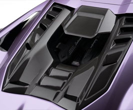 Novitec Rear Engine Cover with Vents (Carbon Fiber) for Lamborghini Revuelto