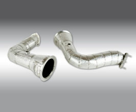 Novitec Cat Replacement Bypass Pipes with Heat Protection (Stainless) for Lamborghini Urus