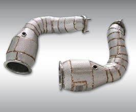 Novitec Sport Metal Catalyst Pipes with Heat Protection - 100 Cell (Stainless) for Lamborghini Urus (Incl S / Performante)