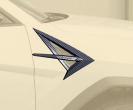 MANSORY Front Fender Air Outtake Splitters (Dry Carbon Fiber) for Lamborghini Urus