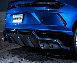 Leap Design Aero Rear Half Spoiler Diffuser for Lamborghini Urus