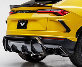 Vorsteiner Rampante Edizion Aero Rear Diffuser (Dry Carbon Fiber) for Lamborghini Urus