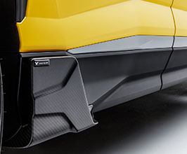 Vorsteiner Rampante Edizion Aero Side Rear Spoiler Blades (Dry Carbon Fiber) for Lamborghini Urus