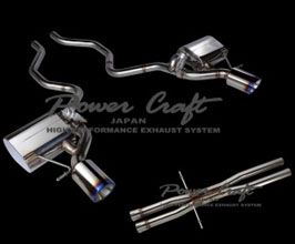 Power Craft Hybrid Exhaust Muffler System with Valves and X-Pipe (Stainless) for Land Rover Range Rover Sport 2