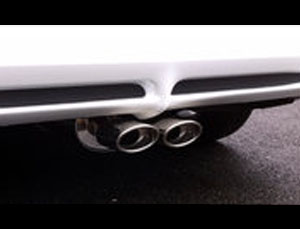 LX-MODE Sports Muffler Exhaust System with Dual Center Outlet (Stainless) for Lexus CT 1