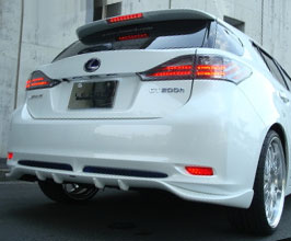 LEXON Exclusive Aero Rear Diffuser - Blue Force Version (FRP) for Lexus CT200h