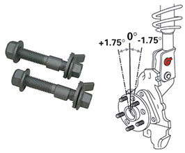 SPC EZ Cam Adjustable Camber Bolts - Front for Lexus ES 7