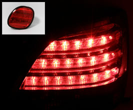 Crystal Eye LED Taillights (Red) for Lexus GS 2
