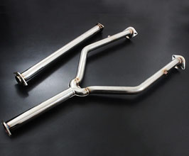 Sense Brand Stealth Bottom-Raising Front and Mid Pipes - Straight Ver (Stainless) for Lexus GS 3