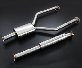 Sense Brand Stealth Bottom-Raising Front and Mid Pipes - Super Sound Ver (Stainless) for Lexus GS 3