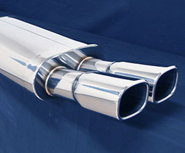ZEES Exhaust System with EU Quad Square Tips for Lexus GS 3