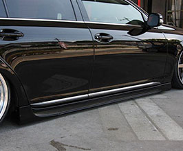 Job Design World Premium 8 and 10th Anniversary Model Aero Side Steps (FRP) for Lexus GS 3