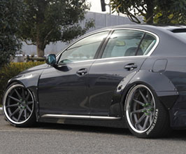 LEXON Exclusive x Rocket Bunny Version 1 Front and Rear Over Fenders (FRP) for Lexus GS 3