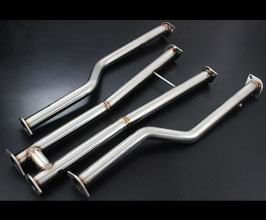 Sense Brand Stealth Bottom-Raising Front and Mid H-Pipes - Straight Ver (Stainless) for Lexus GS350 RWD