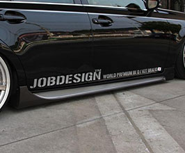 Job Design World Premium 8 and 10th Anniversary Aero Side Steps (FRP) for Lexus GS350 / GS450h