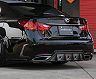 Job Design World Premium 8 and 10th Anniversary Aero Rear Bumper (FRP) for Lexus GS350