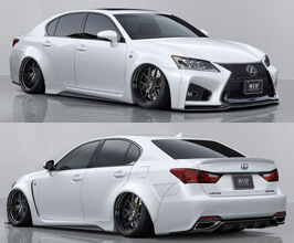 AIMGAIN Pure VIP GT Wide Body Kit with Trunk and Roof Spoilers (FRP) for Lexus GS350