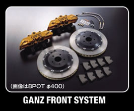 Bold World GANZ Big Brake System with 6-Piston Calipers and 380mm Rotors - Front for Lexus GS 4